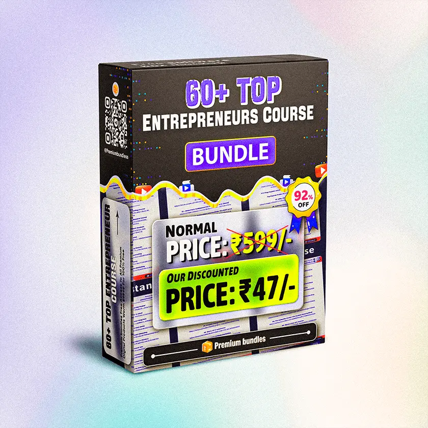 60+ Top Entrepreneurs Course Bundle