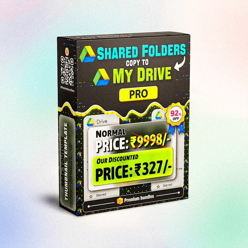 GDrive Shared File To My-Drive Tool (⚡Pro)