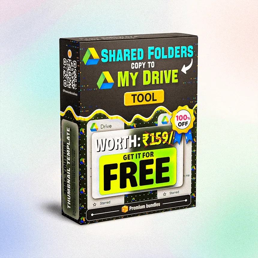 GDrive Shared File To My-Drive Tool (🎉Free)